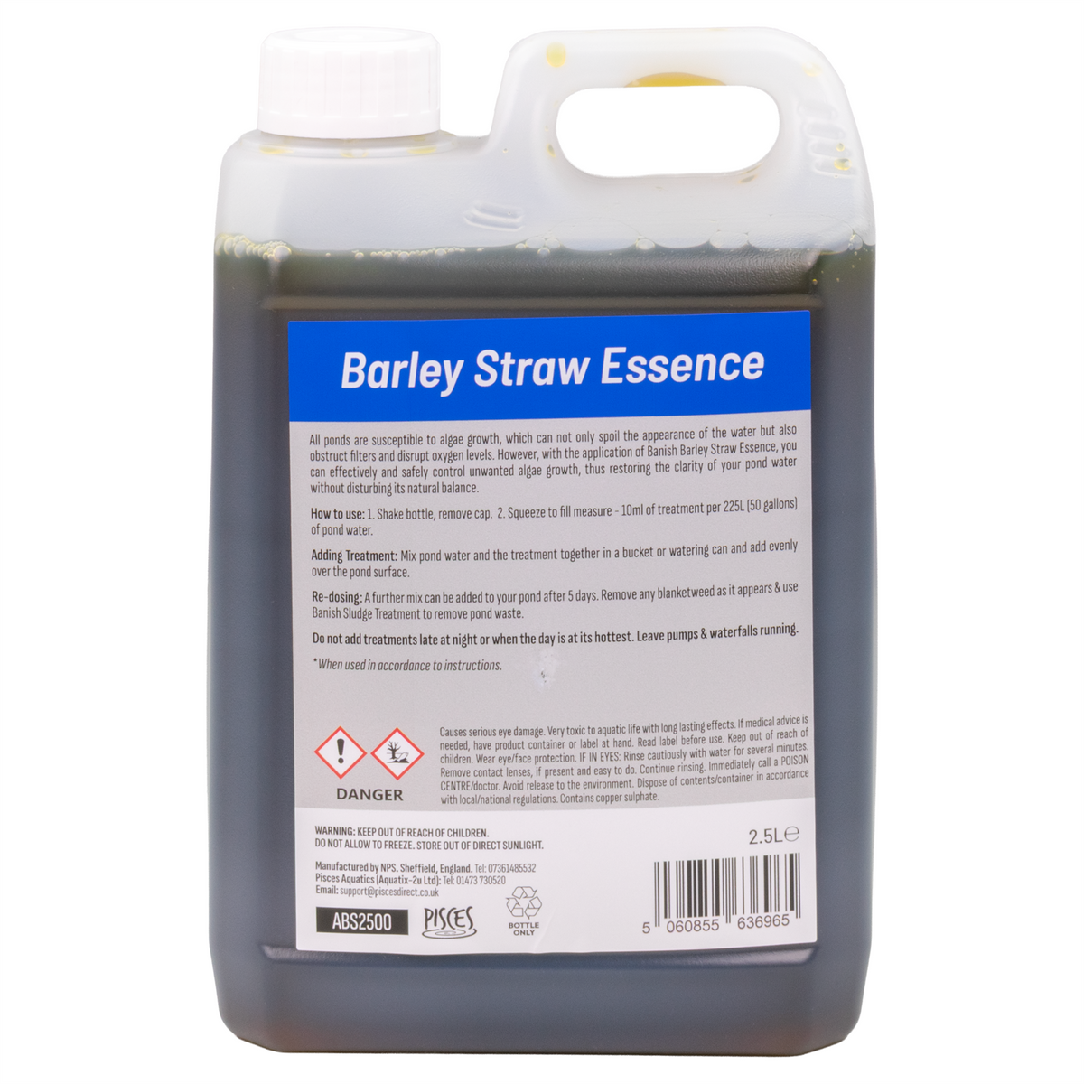 Banish Barley Straw Essence Pond Water Treatment