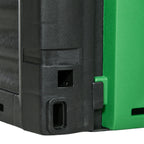 80 Gallon Outdoor Compost Bin for Fast Soil Creation, Green
