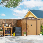 80 Gallon Outdoor Compost Bin for Fast Soil Creation, Yellow