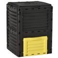 80 Gallon Outdoor Compost Bin for Fast Soil Creation, Yellow