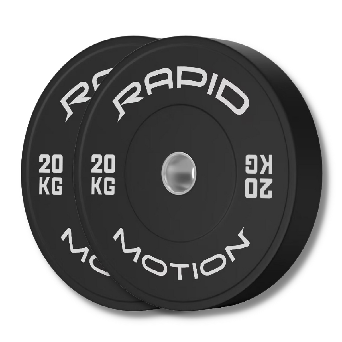 Rapid Motion Olympic Black Bumper Plates Package 70/100/150kg set