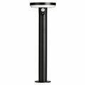 4lite Antheia Solar IP54 Die-Cast Aluminium LED Outdoor Bollard Light with Built in PIR Motion Sensor - Maplin