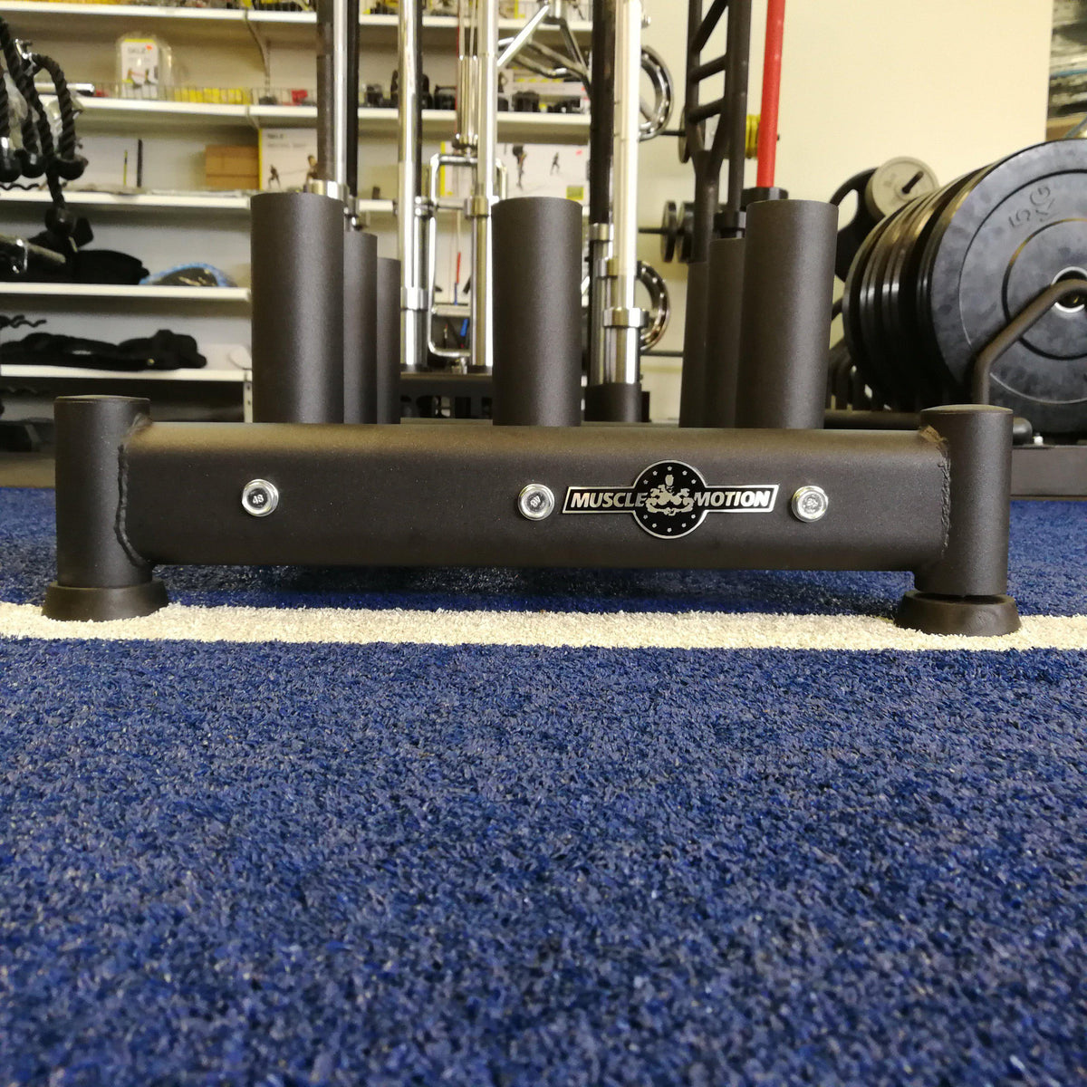 Muscle Motion 9 Hole Olympic Barbell Holder