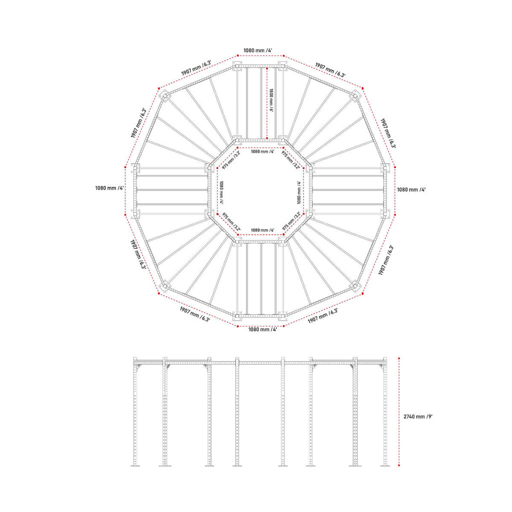 Circular Monkey Bar Rig - Basic