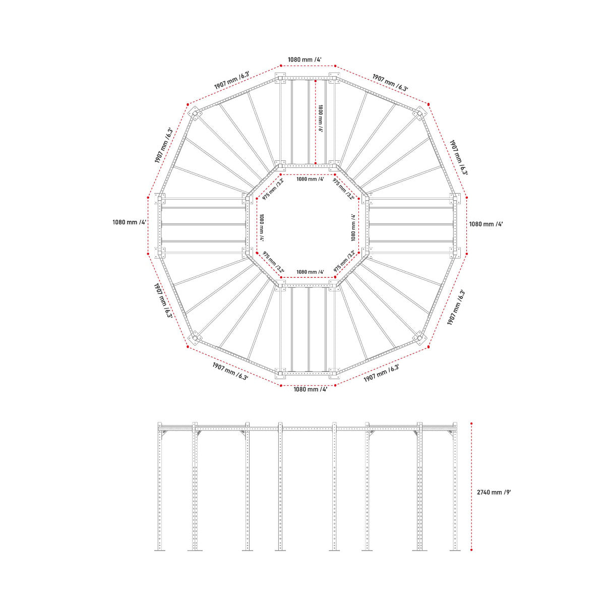 Circular Monkey Bar Rig - Basic