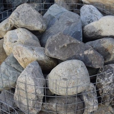 130mm - 350mm - Cambrian Boulders (850kg Bag)