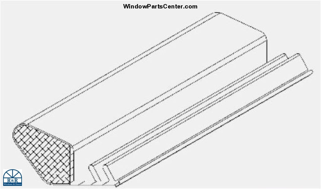 906 AmesburyTruth Window Kurf Mounted Foam-tite Seal Window Weather-Strip