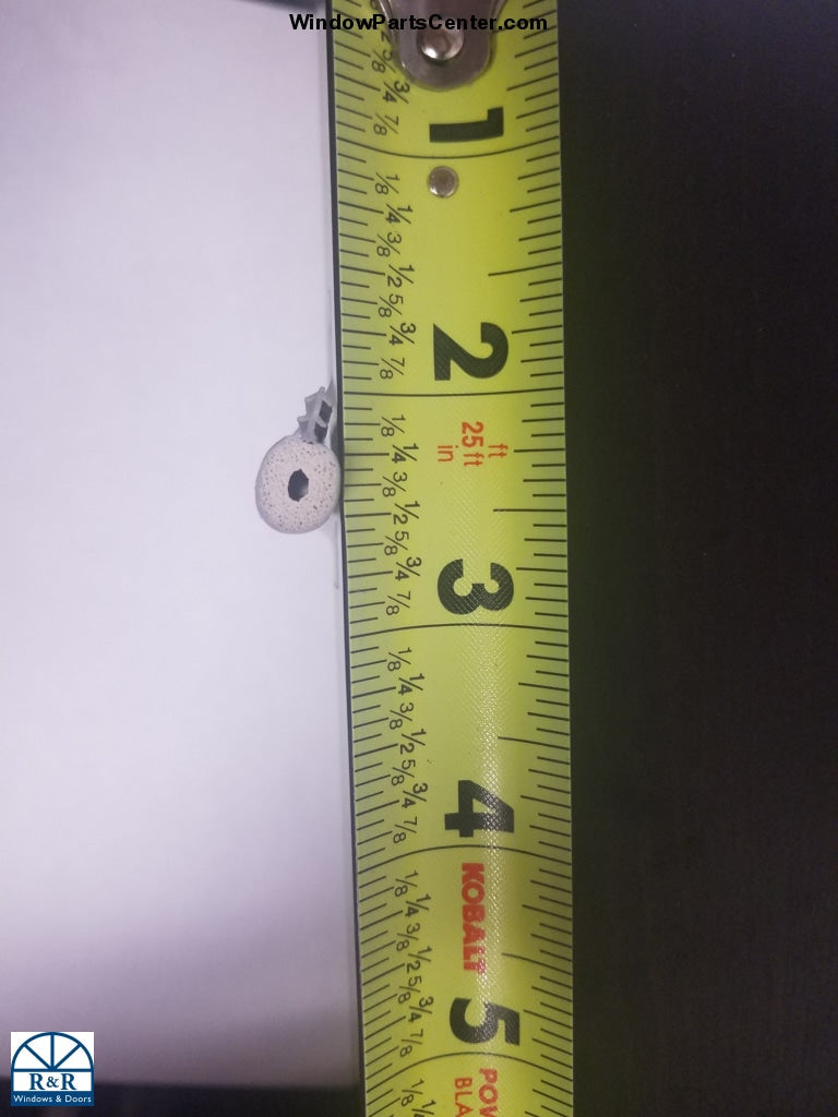 917 - Large Gray Weather Strip - 3/8 inch Bulb