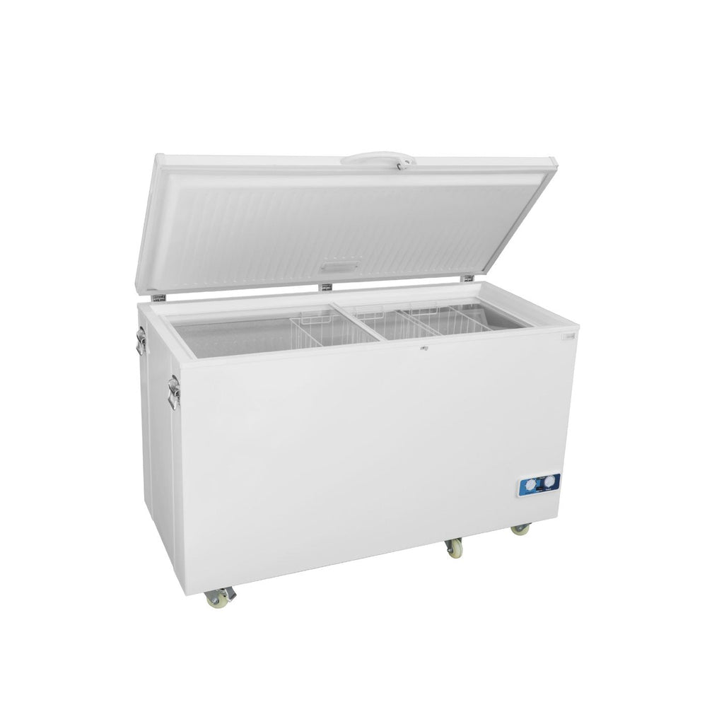 SunDanzer DC400 | 14 Cu. Ft. | 400 Liter Solar Powered Chest Unit DC Refrigerator
