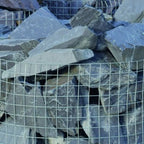 250mm - Blue Slate Rockery Stone (850kg Bag)
