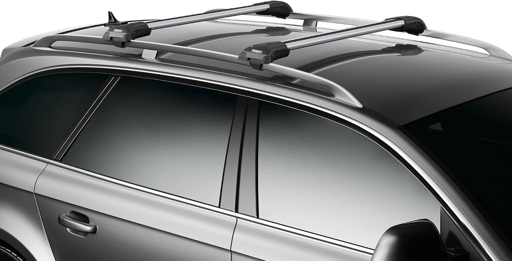 Thule WingBar Edge 9584 Aerodynamic Raised Rails Roof Bars - S/M - Silver