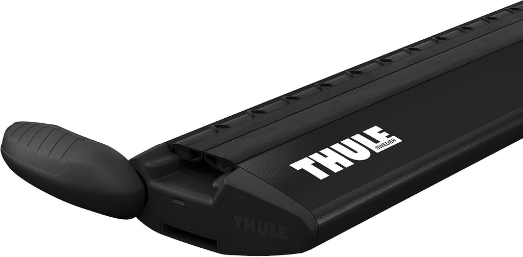 Thule WingBar 969B 127cm Aluminium Aero Roof Bars Pair T-Track - Black