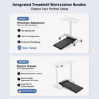 DeerRun Walking Workstation: Incline Walking Pad & Desk Bundle | Replace Your Chair
