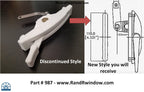 987 -Old Style  Roto Vinyl Casement Window Lock