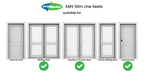 EMV Slim Line Seal | Door Perimeter Seals