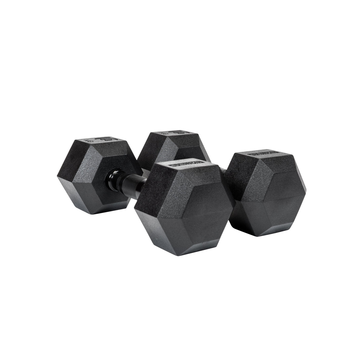9kg Black Hex Dumbbell Pair