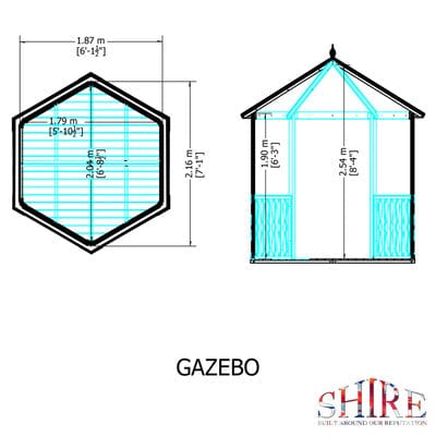 Pressure Treated Gazebo