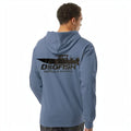 Dogfish Tackle Midweight Hoodie Center Console Logo - Dogfish Tackle & Marine