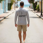 Dogfish Long Sleeve Microfiber Life Is A Beach Logo