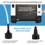 100% Silicone Treadmill Lubricant for Belt Maintenance - 4oz Bottle, Dual Applicators for Easy Lube Application - Extends Life, Smooths Operation