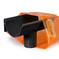 Gutter Deepflow Running Outlet Black - Aluflow