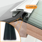 Alukap-XR Aluminium Hip Bar with 45mm Slot Fit Rafter Gasket and End Cap - All Lengths