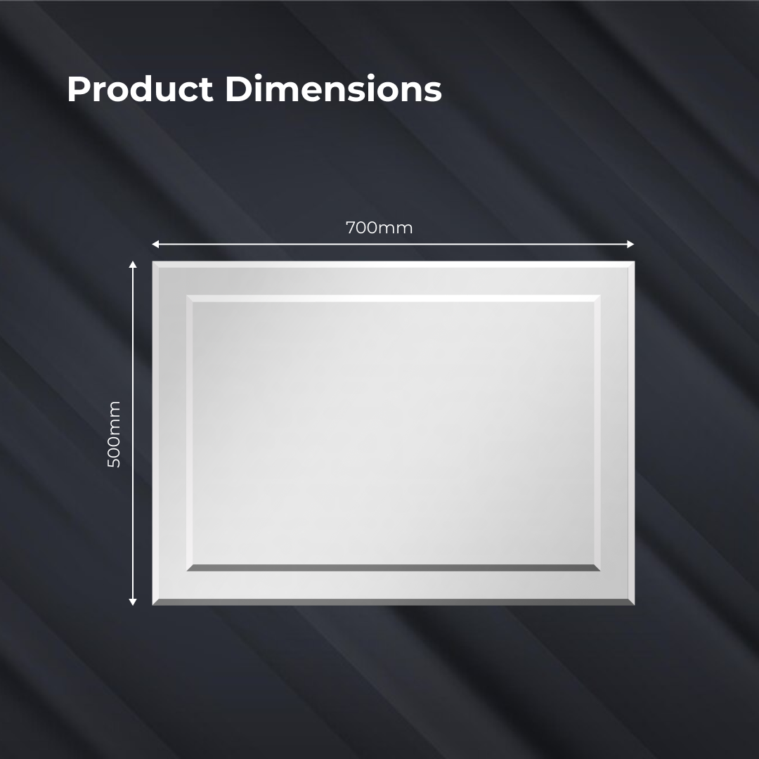Sienna Frameless Designer Non Illumonated Mirror
