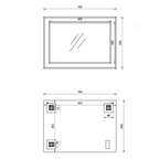 Sienna Frameless Designer Non Illumonated Mirror