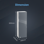 Revo  Non Illuminated Mirror Cabinet