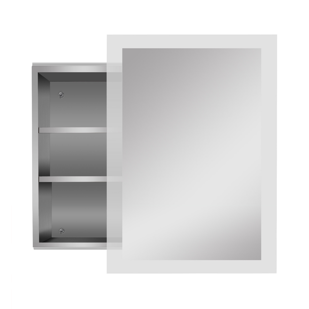 Bristol Non Illuminated Mirror Cabinet  - 480mm x 600mm