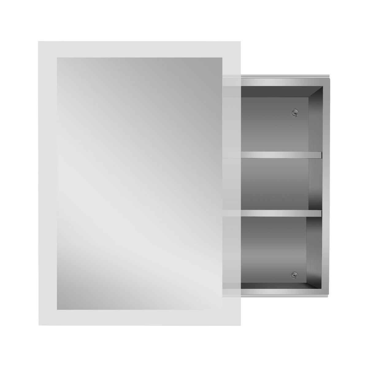 Bristol Non Illuminated Mirror Cabinet  - 480mm x 600mm