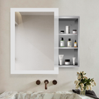 Bristol Non Illuminated Mirror Cabinet  - 480mm x 600mm