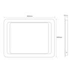 Nova Motion & Infrared Sensor LED Illuminated Mirror