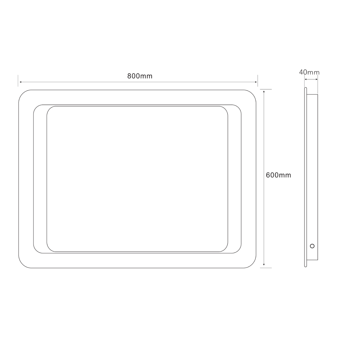 Nova Motion & Infrared Sensor LED Illuminated Mirror