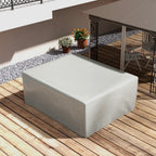 Waterproof & Anti-UV Large Protective Patio Set Covers, 235x190x90 cm, Grey