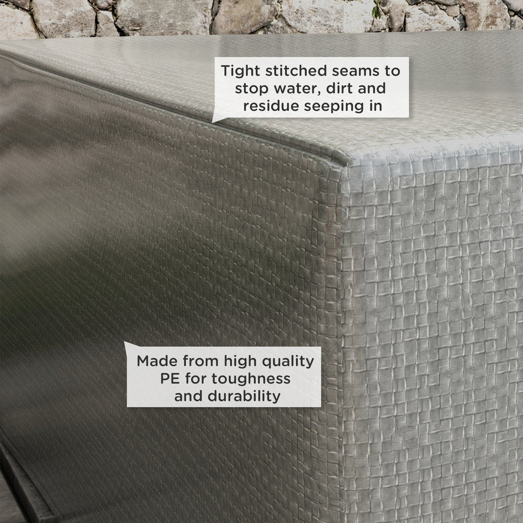 Waterproof & Anti-UV Large Protective Patio Set Covers, 235x190x90 cm, Grey