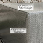 Waterproof & Anti-UV Large Protective Patio Set Covers, 235x190x90 cm, Grey