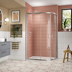 Forge Two Door 8mm Glass Offset Quadrant Shower Enclosure