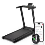 DeerRun A1 Pro Smart Foldable Treadmill with AI Coach