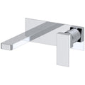 Astini Opah Chrome Wall Mounted Basin Mixer Tap with EZ Box