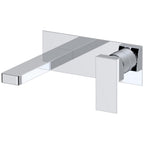 Astini Opah Chrome Wall Mounted Basin Mixer Tap with EZ Box