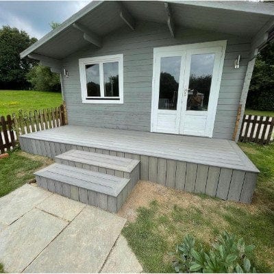 DDecks DuroD3 Composite Bullnose Woodgrain Effect Decking Board 138mm x 21mm x 2.5m - All Colours
