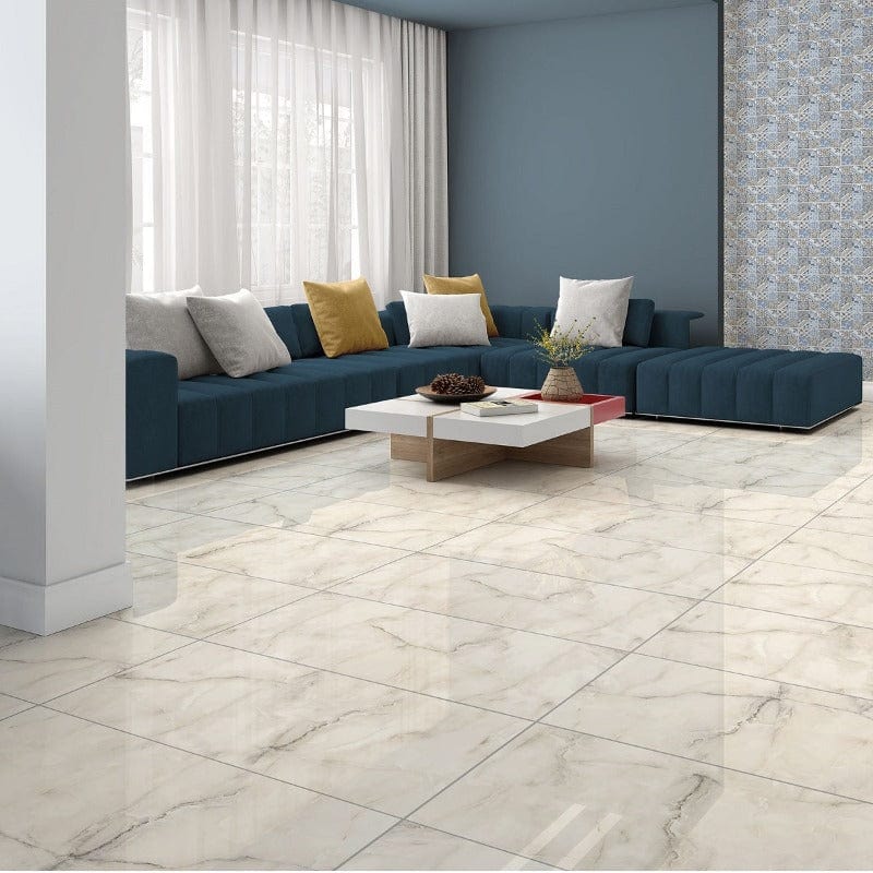 Alfa Onyx Effect Gloss White - 1200 x 600mm