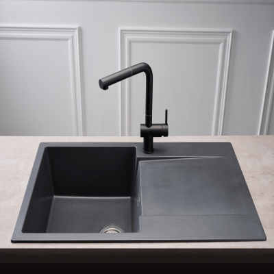 Amsterdam 10 1 Bowl Granite Composite Kitchen Sink - All Colours