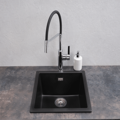 Amsterdam 40 1 Bowl Granite Composite Kitchen Sink - All Colours