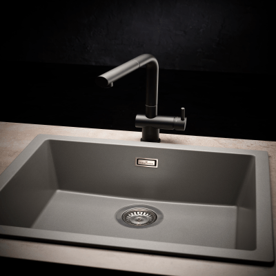 Amsterdam 50 1 Bowl Granite Composite Kitchen Sink - All Colours