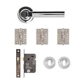 Arcadia Polished Chrome Mortice Kit