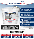 All Purpose Flex Repair 100% Silicone Roof Sealant - 4 Gallon