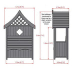 Arum Arbour Seat - 4ft x 2ft (Pressure Treated)