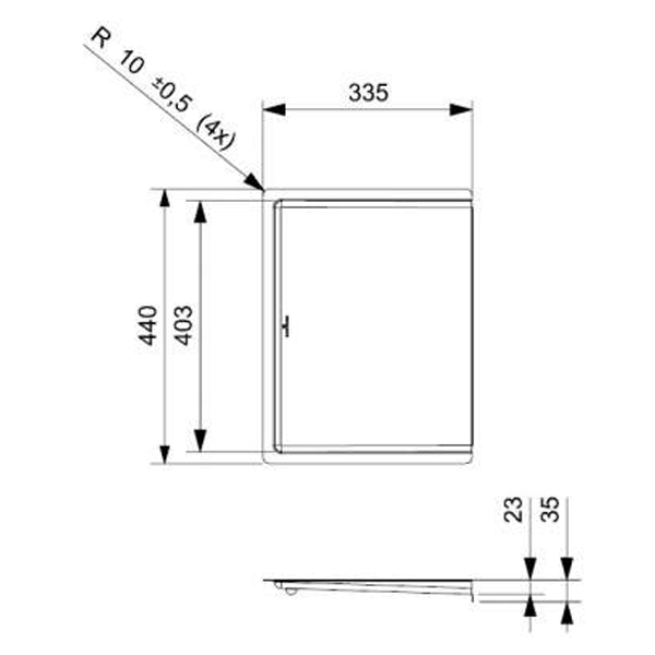 Aspen Stainless Steel Drainer For Undermount Sinks